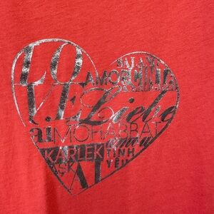 Banana Republic Soft Modal Cotton “Love” Tee Top NEW L